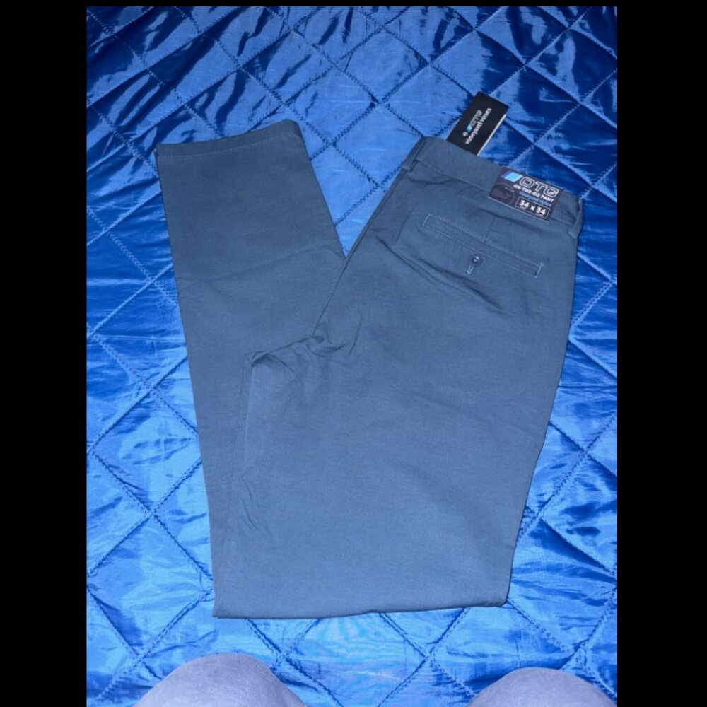 Vineyard Vines OTG Pants MENS 30 x 34 Blue On The Go Tech Chino Pockets